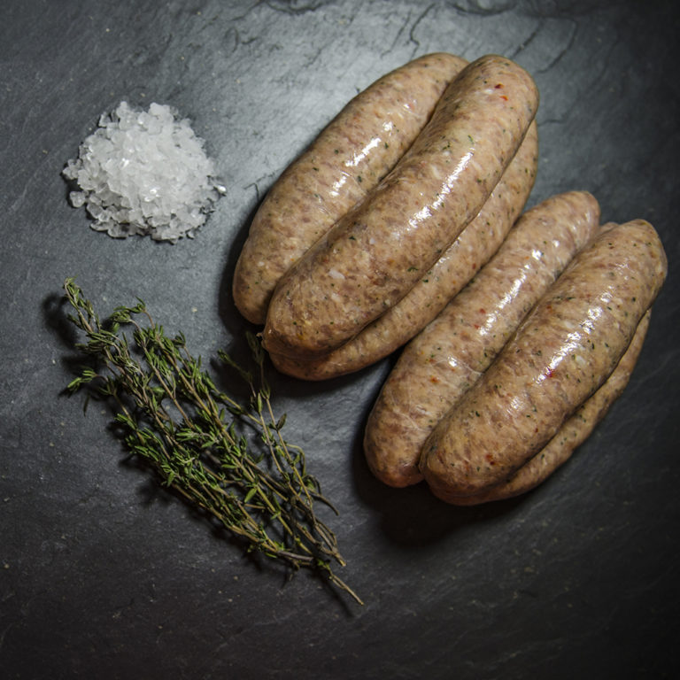 Homemade Welsh Dragon Sausage Chris Hayman Online Butchers